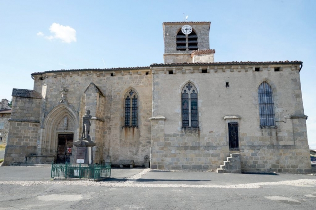 Face avant de l'église