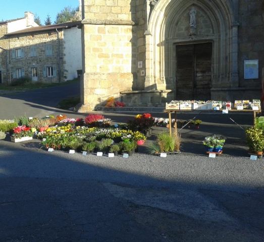 Vente de fleurs du 9 octobre 2016